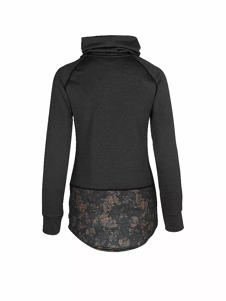 PICTURE | Damen Fleece Unterzieher Blossom Grid | schwarz