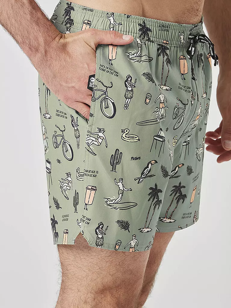 PICTURE | Herren Badeshort Piau 15'' | hellgrün