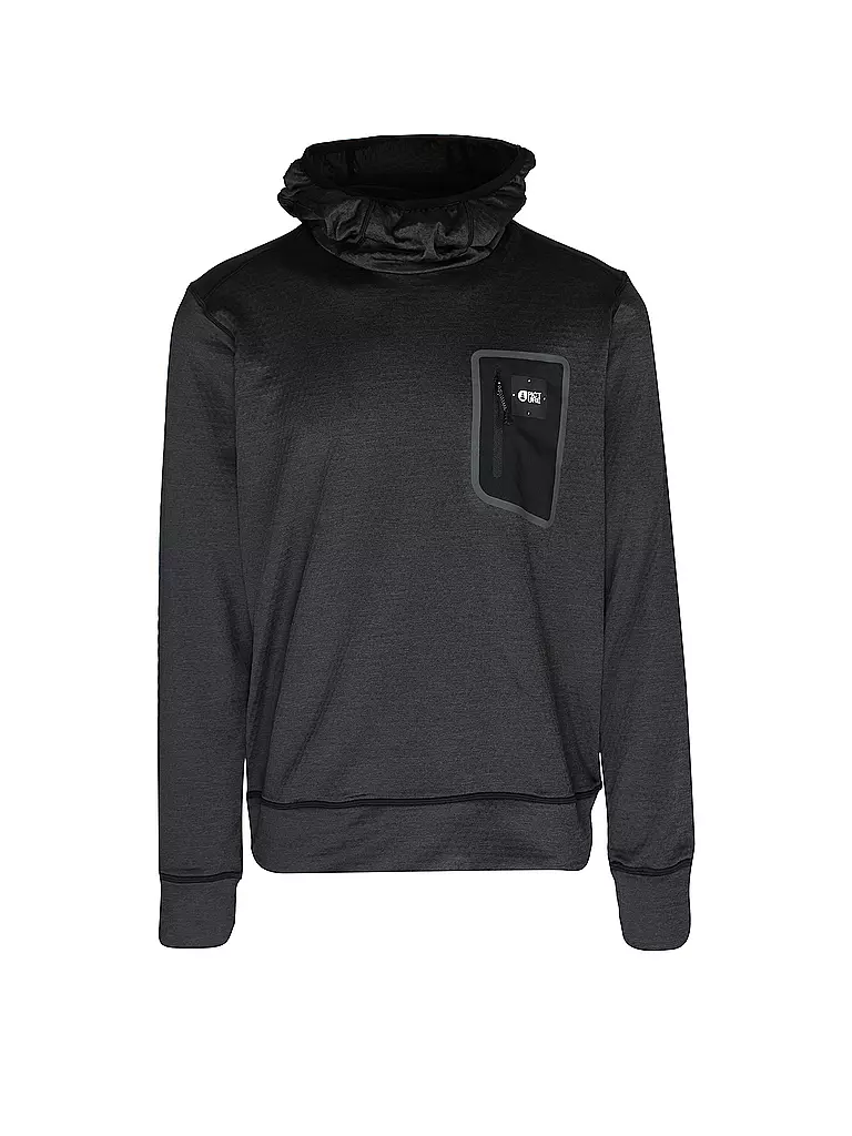 PICTURE | Herren Unterzieh Hoodie Bake Grid Storm | schwarz