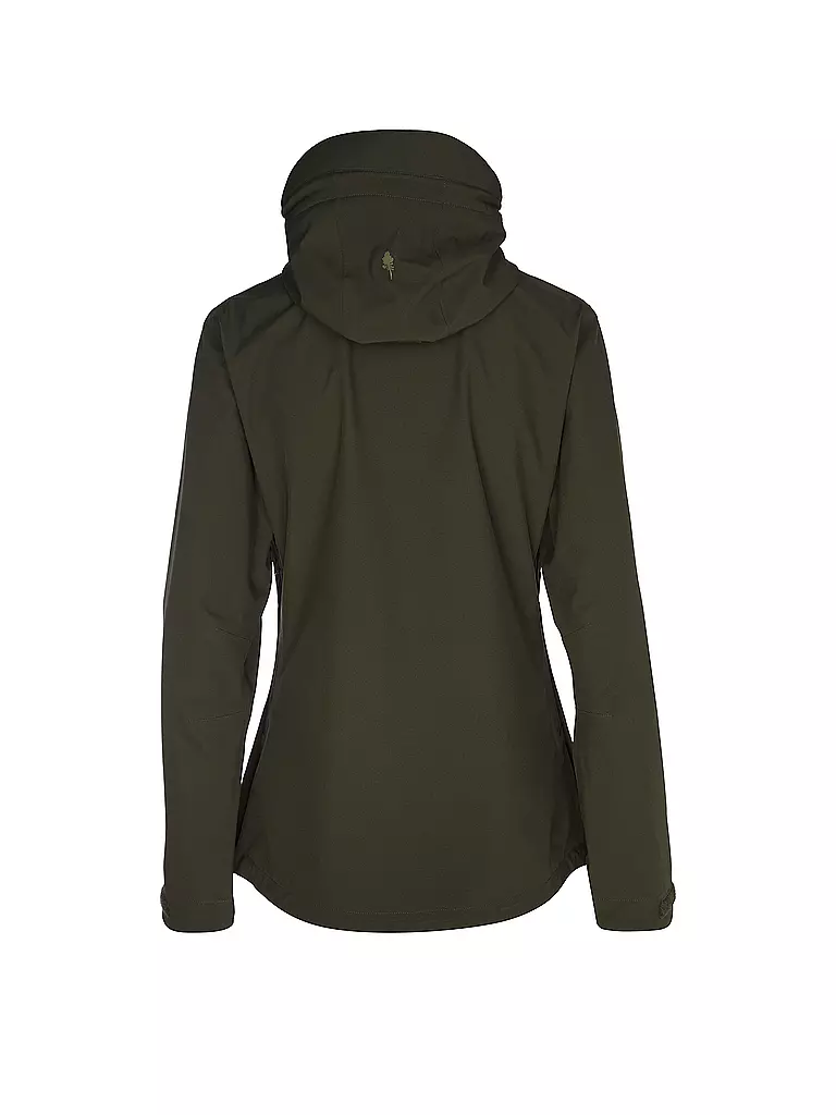 PINEWOOD | Damen Wanderjacke Abisko 3L Hoodie | olive