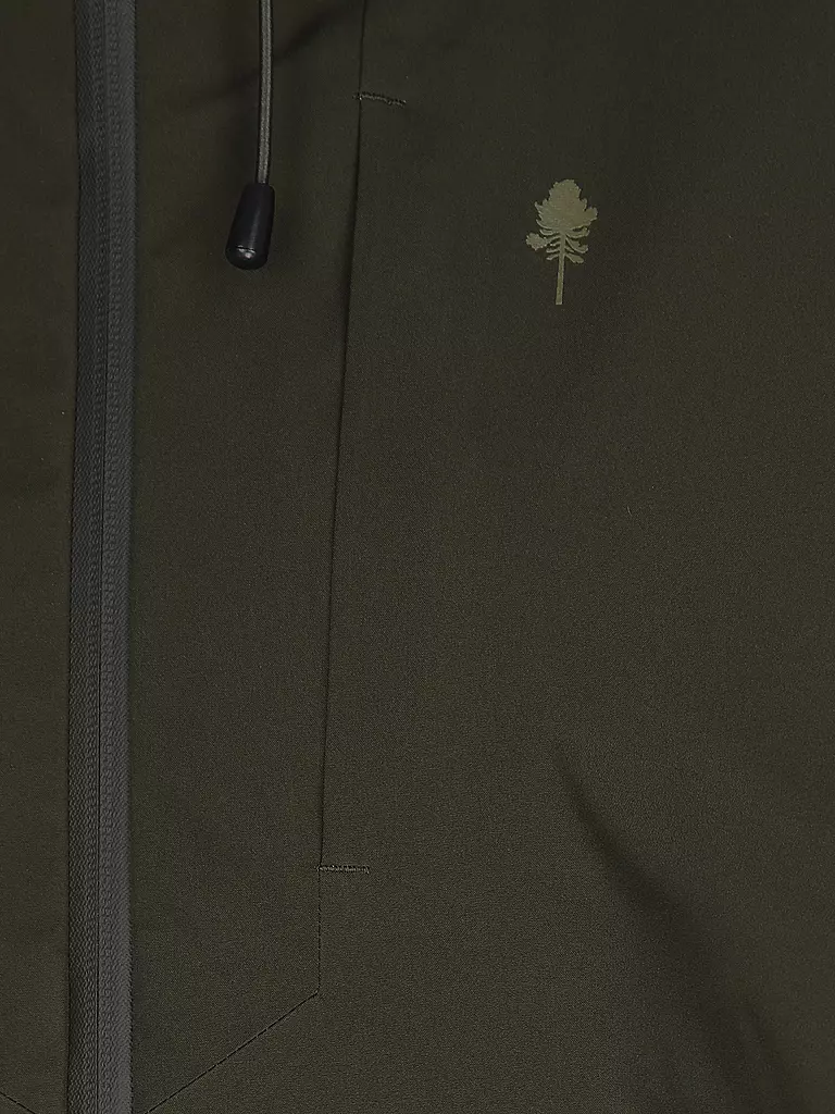 PINEWOOD | Damen Wanderjacke Abisko 3L Hoodie | olive