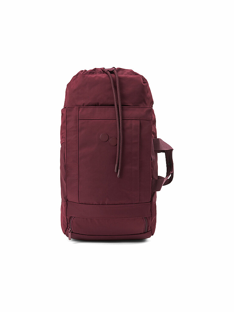 PINQPONQ Rucksack Blok Medium Pure Woven 30 bis 32L dunkelrot