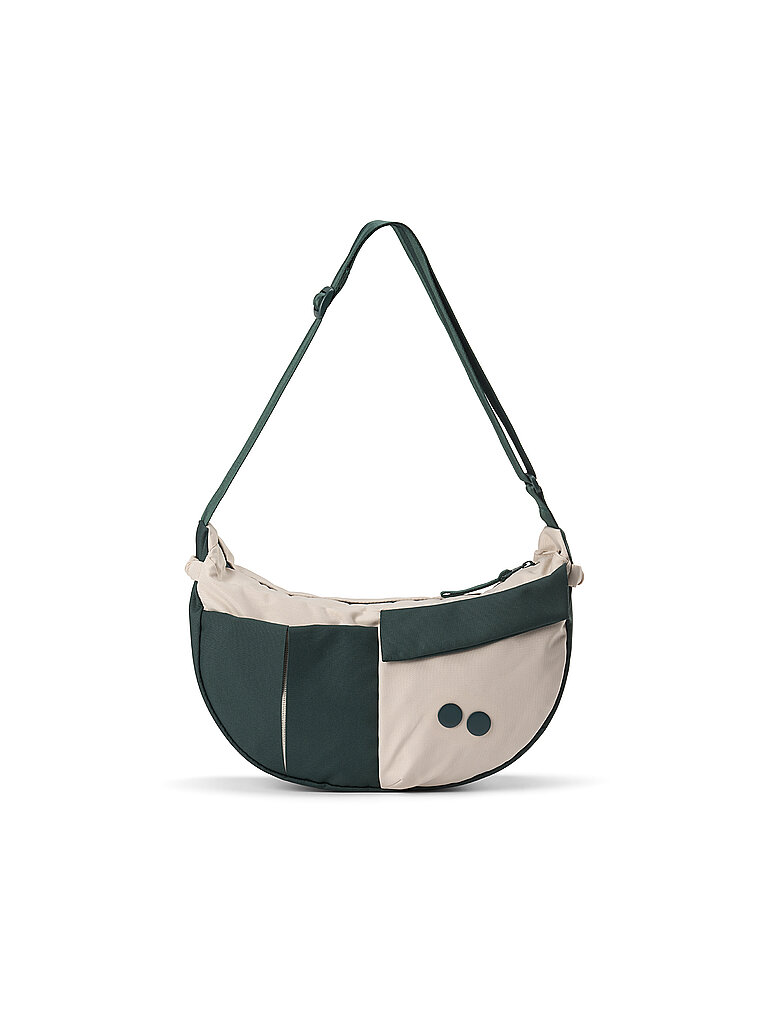 PINQPONQ Umhängetasche Krumm Medium Dunkelgrün