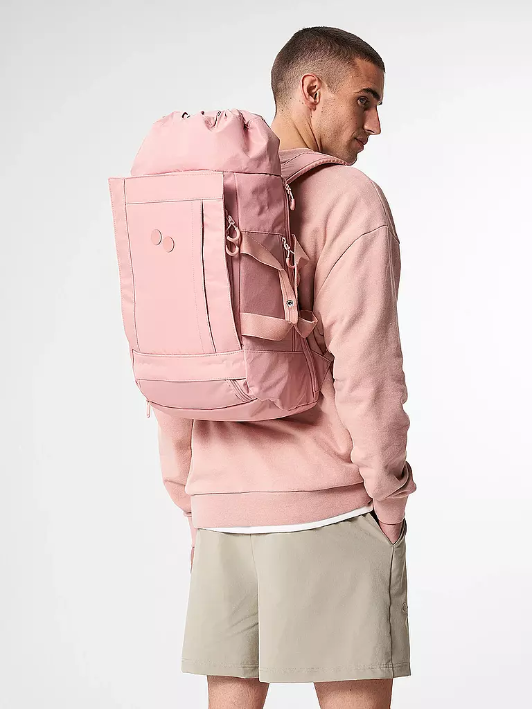 PINQPONQ | Rucksack Block Medium 30L | rosa