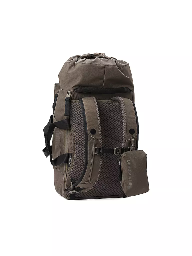 PINQPONQ | Rucksack Blok Medium Construct Pure Woven 30-32L | braun