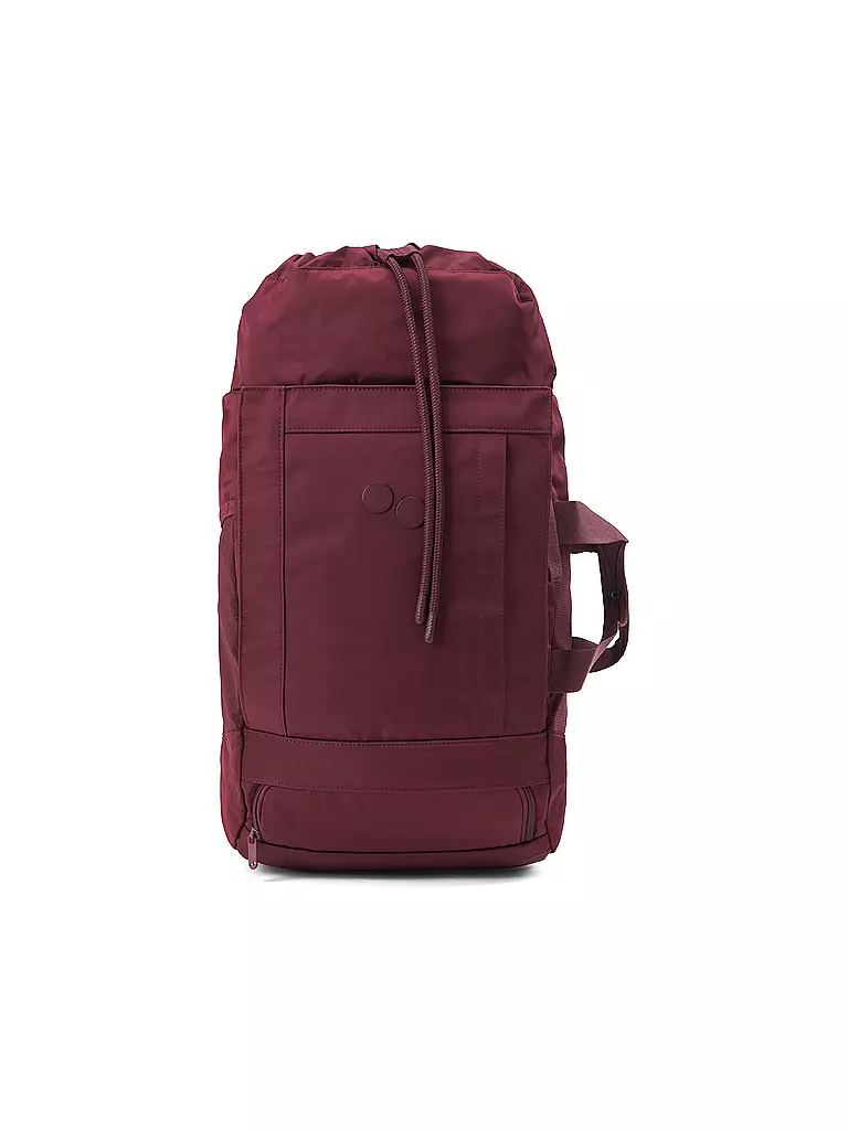 PINQPONQ | Rucksack Blok Medium Pure Woven 30 bis 32L | dunkelrot