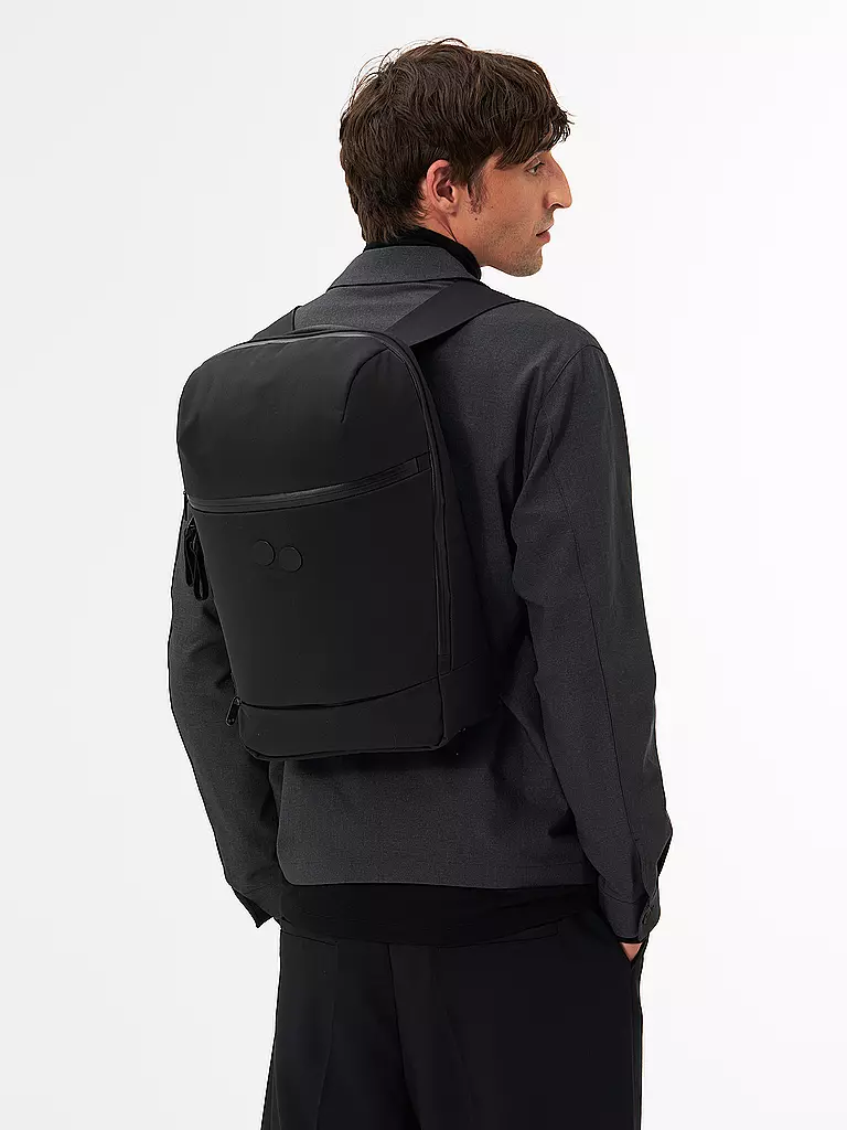 PINQPONQ | Rucksack Kontor Solid 16L | schwarz