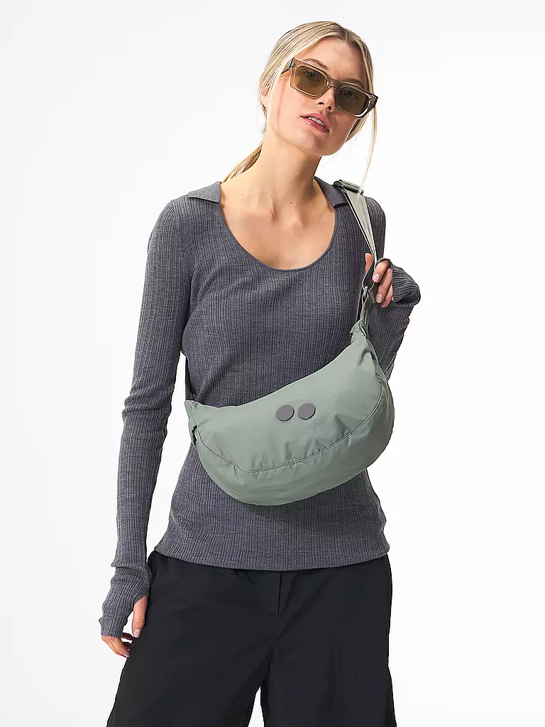PINQPONQ | Umhängetasche Krumm Small 3,5L | Grün