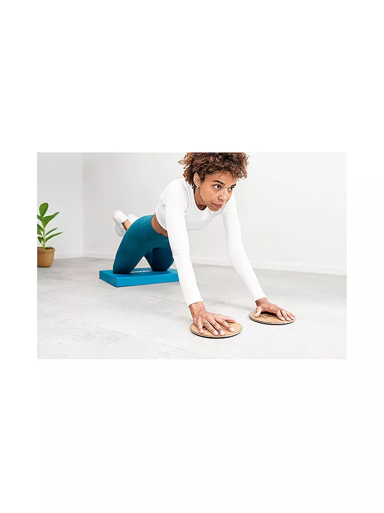 PLANKPAD | Slidepads Pro | hellbraun