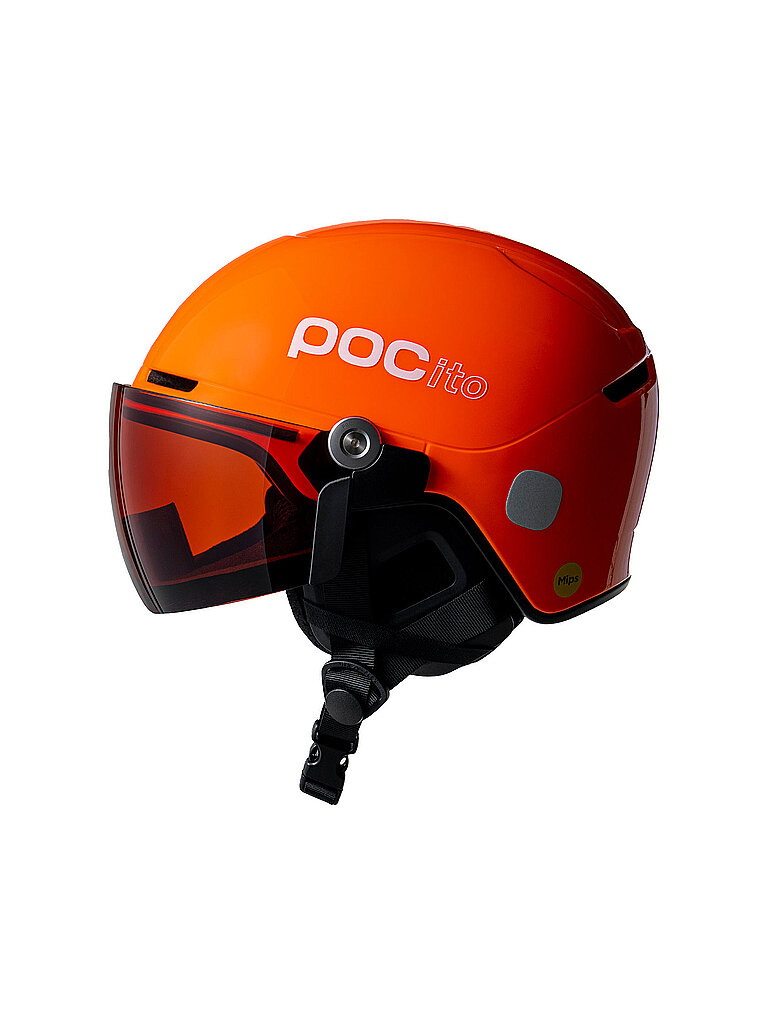 POC Kinder Skihelm Pocito Obex Visor orange | 48-52CM