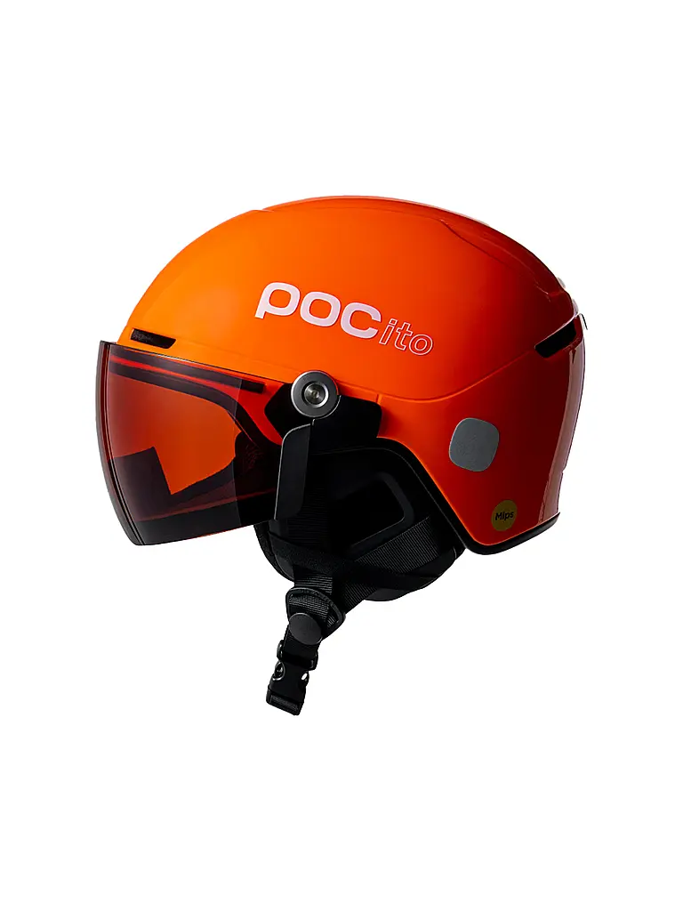 POC | Kinder Skihelm Pocito Obex Visor | orange