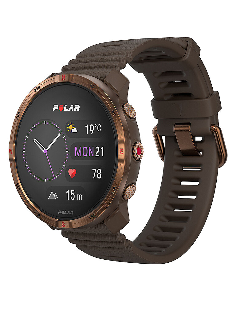 POLAR Outdoor-Multisportuhr Grit X2 S-L braun