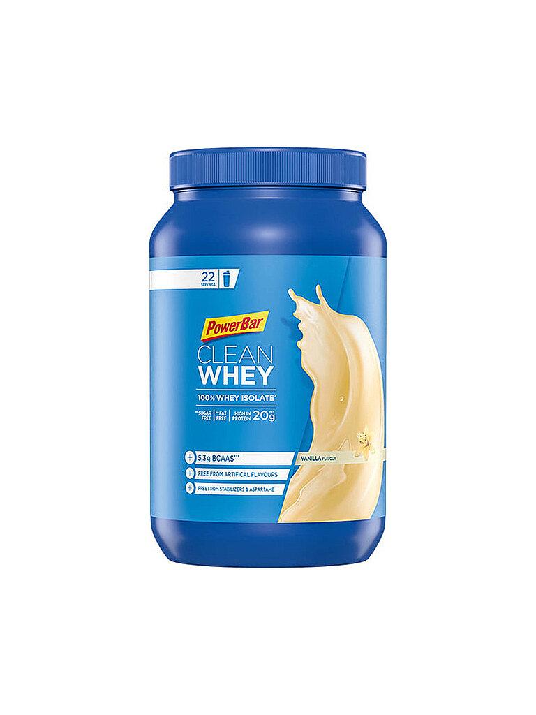 POWER BAR Proteinpulver Clean Whey 100% Whey Isolate Vanille 570g bunt