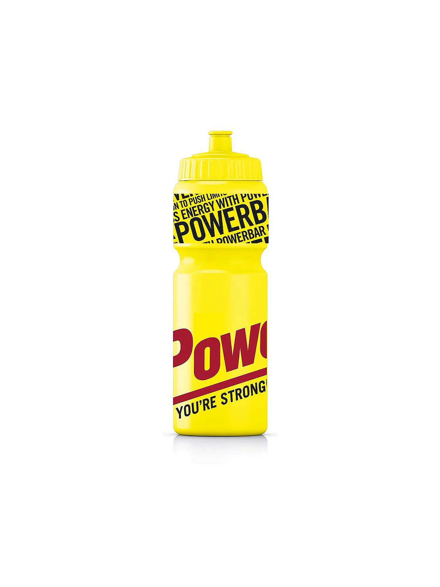 POWER BAR | Trinkflasche 750ml inkl. Neckhanger | gelb