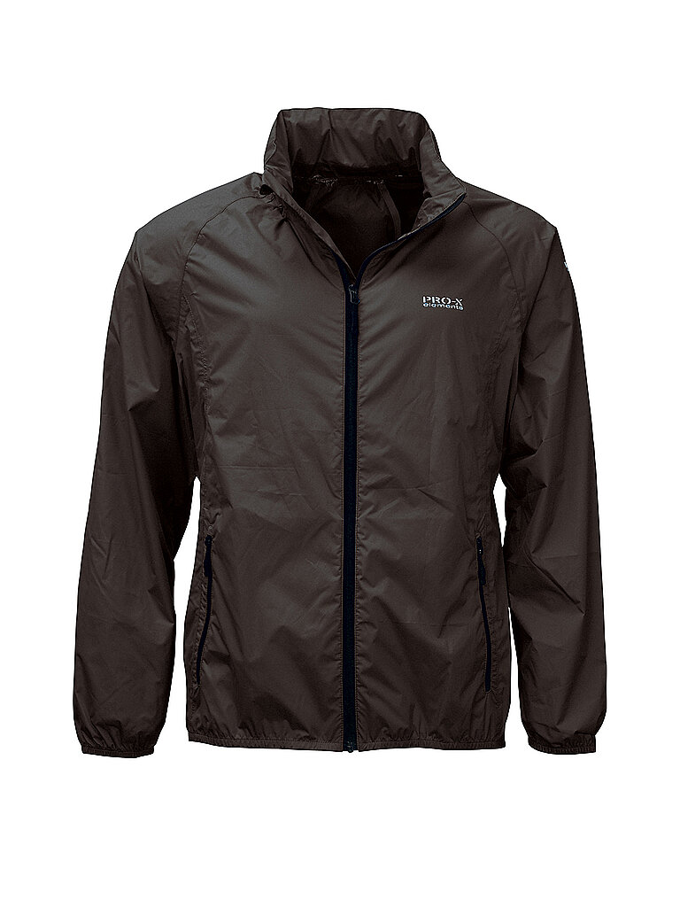 PRO-X Elements Regenjacke Packable Polyamid-PU Grau