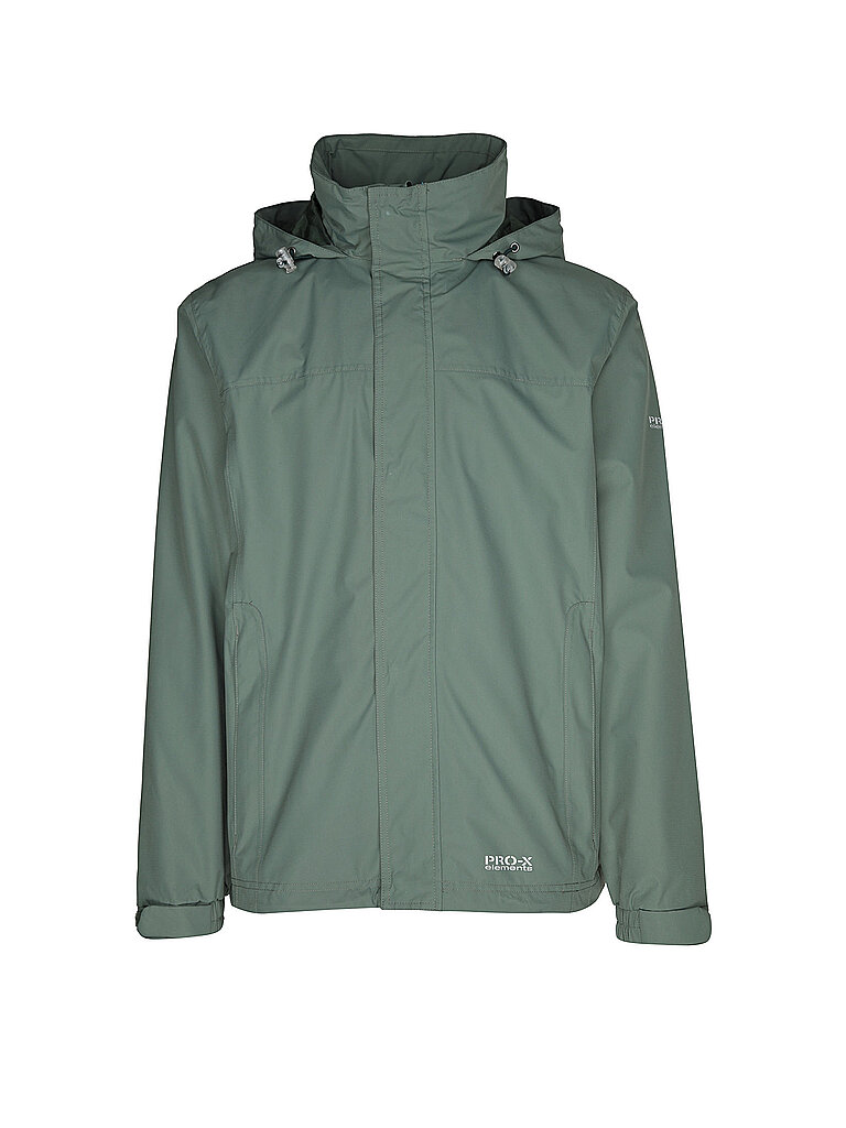 Herren Regenjacke Meran dunkelgrün L M