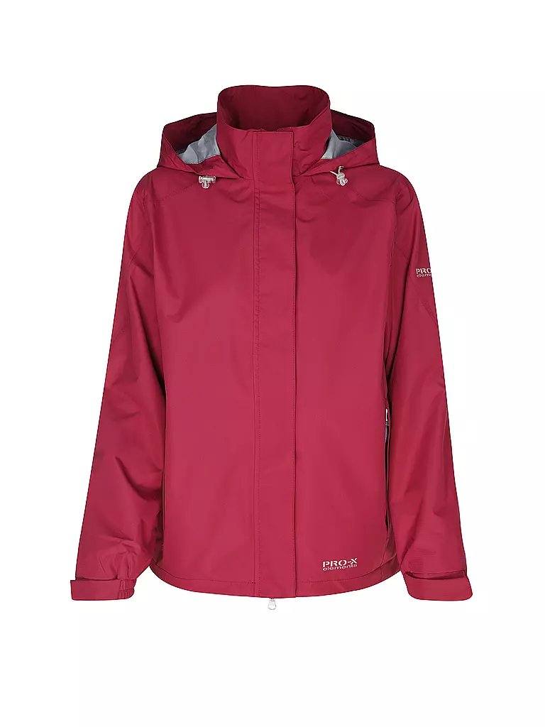 PRO-X ELEMENTS | Damen Regenjacke Carrie A-D | beere