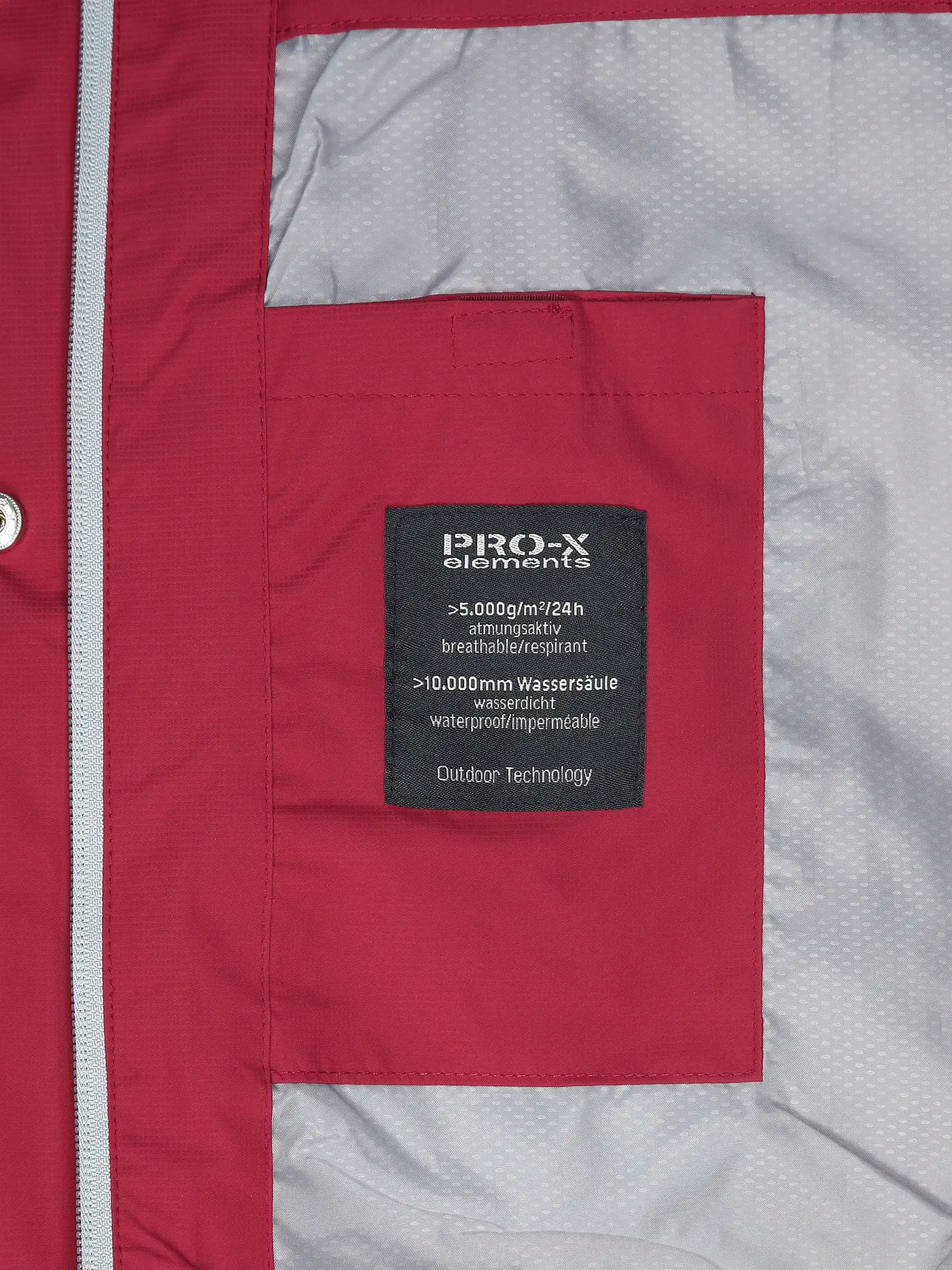 PRO-X ELEMENTS | Damen Regenjacke Carrie A-D | beere