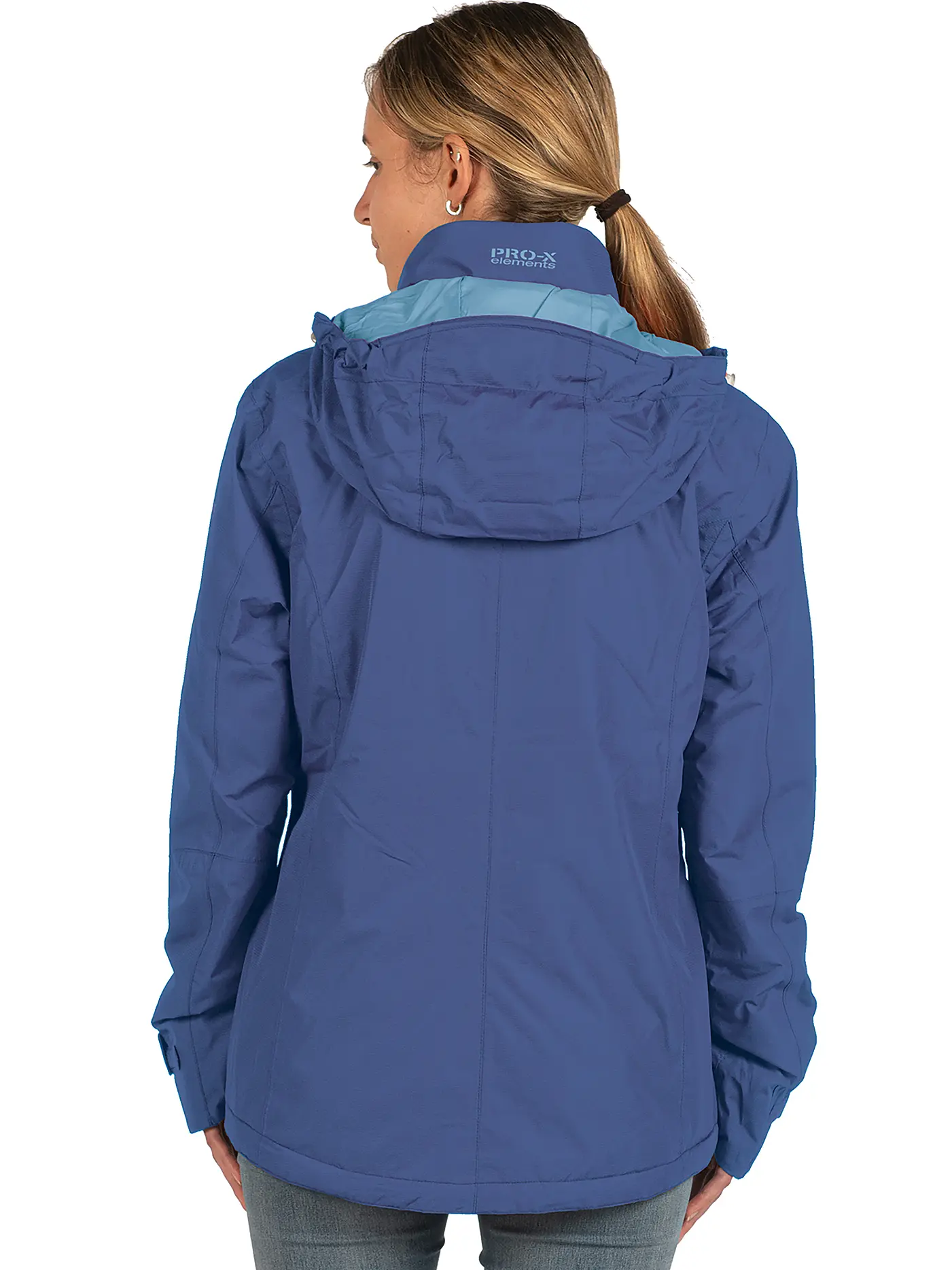 PRO-X ELEMENTS | Damen Regenjacke Cindy 2L Wattiert | blau