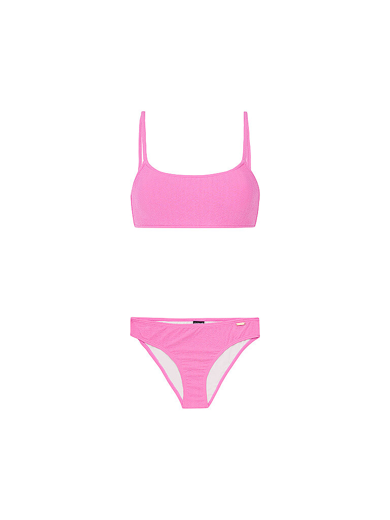 Protest Bralette-Bikini Recyceltes Material Pink