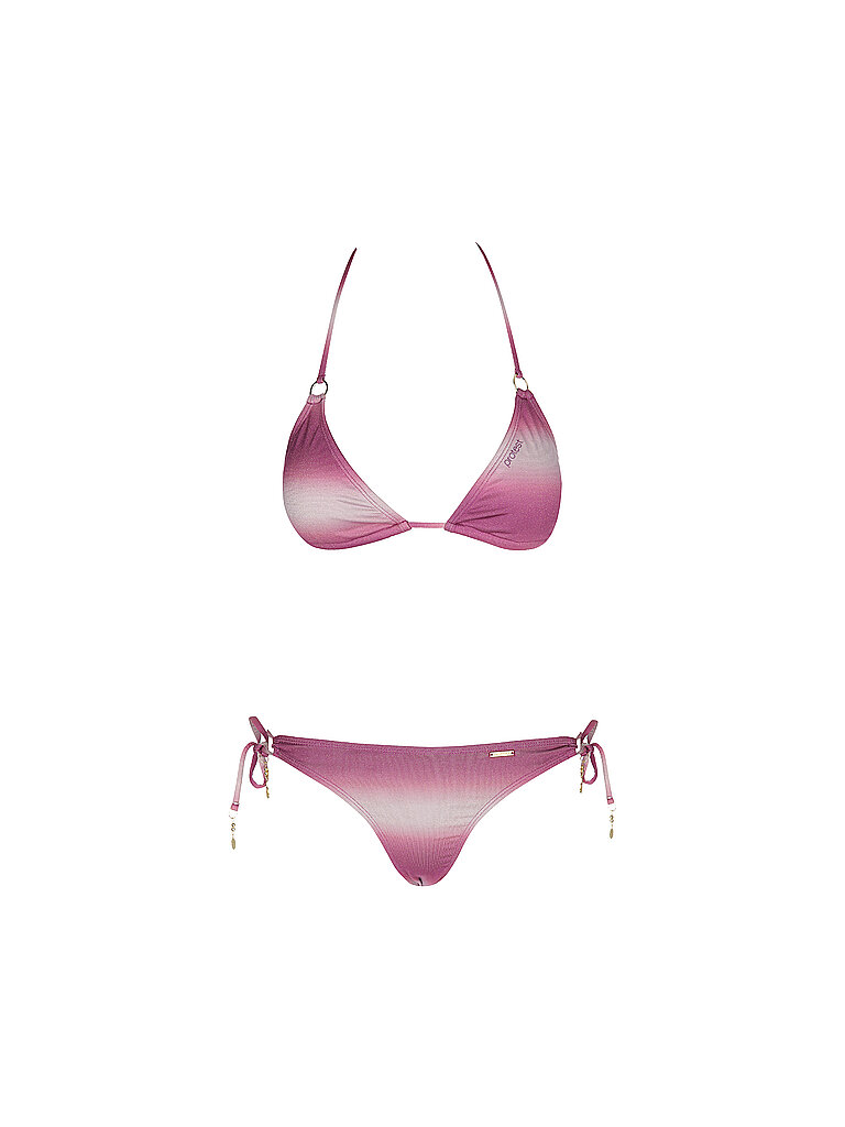 Protest Triangle Bikini Set Polyester-Lurex-Esasthan Pink