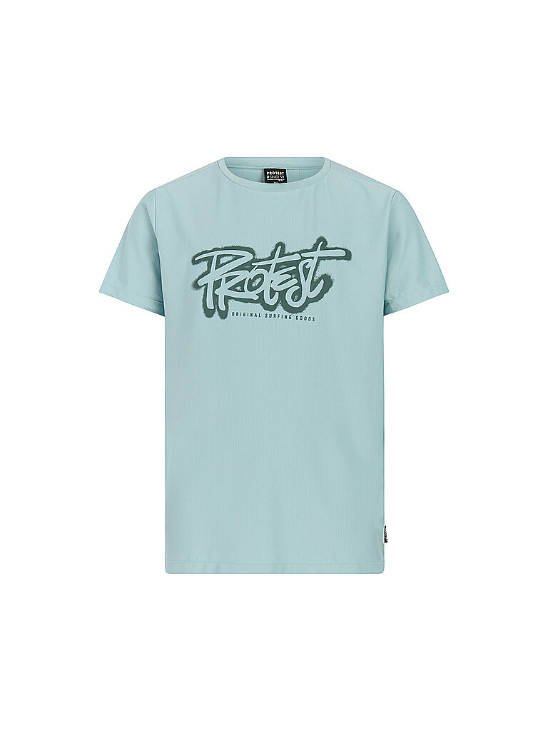 Protest Beachshirt PRTCaptain JR Surf Jacquard-Jersey Hellblau