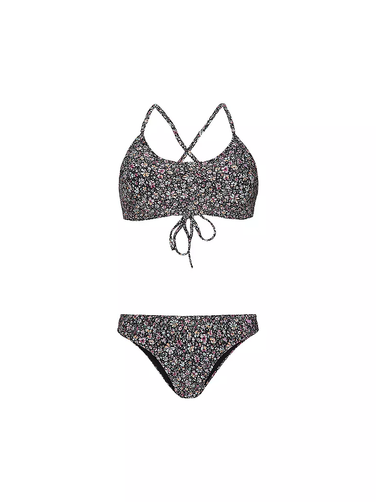 PROTEST | Damen Bikini Prtzuata Blumen | schwarz