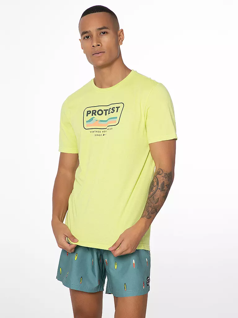 PROTEST | Herren Beachshirt Prtcaarlo  | grün