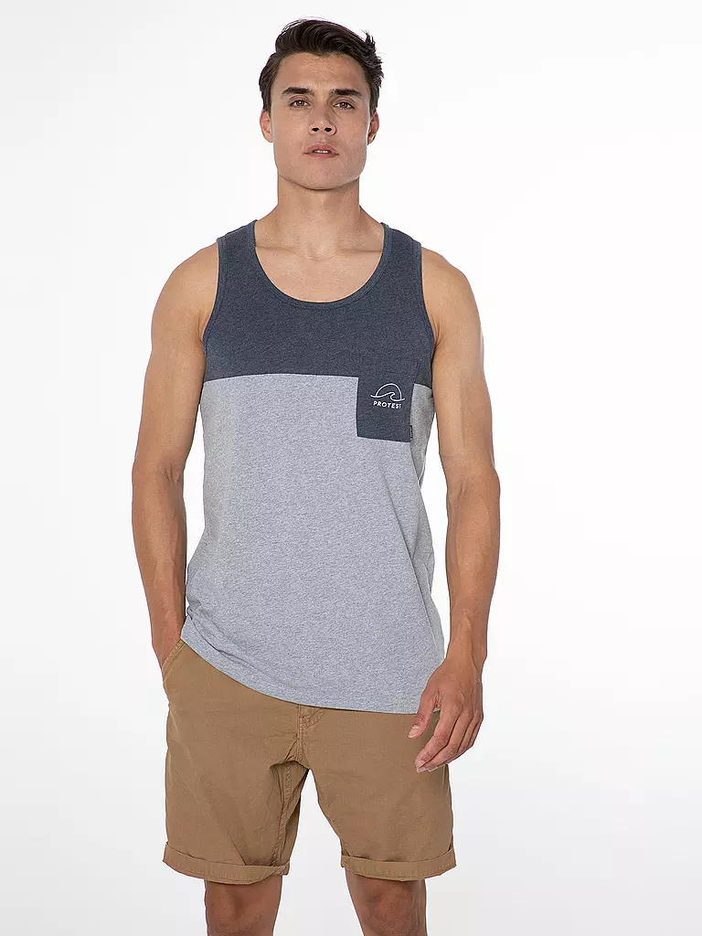 PROTEST | Herren Tank Prtkadon  | blau