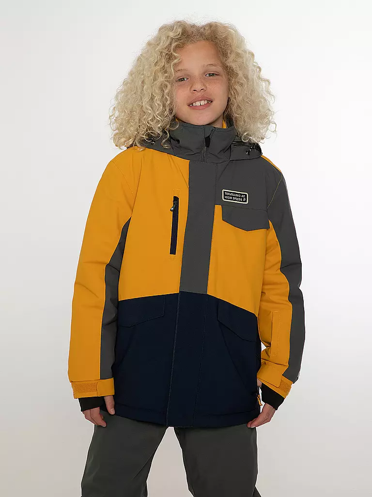 PROTEST | Jungen Snowboardjacke Simont jr | gelb