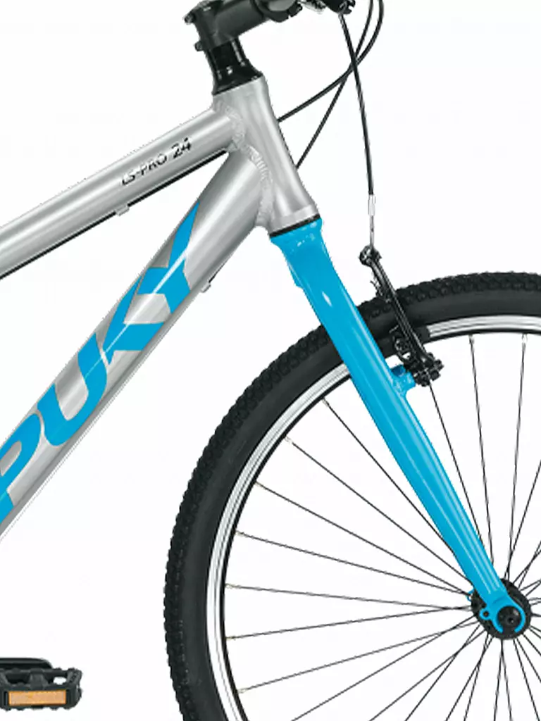 PUKY | Jugendfahrrad 24" LS-Pro 24-8 | silber