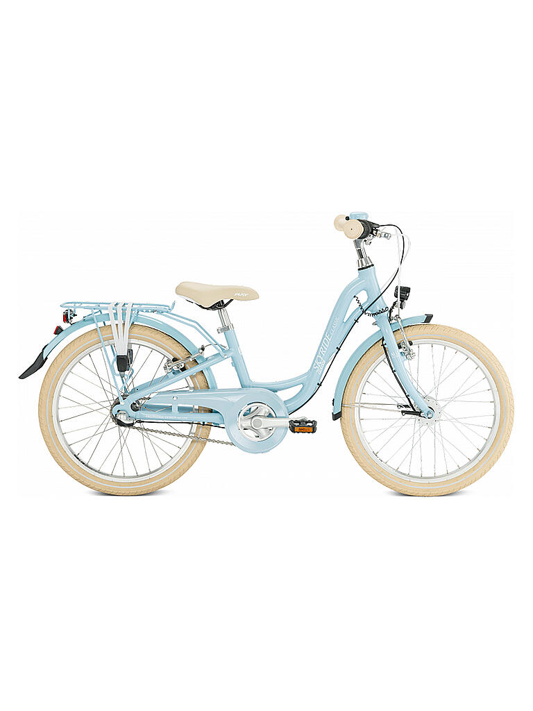Leichtes Kinderfahrrad Mit Lichtanlage Puky Skyride 24-3 Classic Alu Kinder  Fahrrad Grn - 24 Zoll Mit 3-Gang Nabenschaltung & StVZO Ausstattung