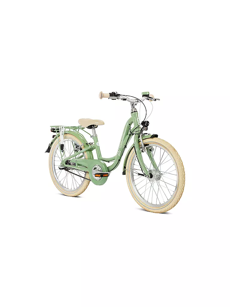 PUKY | Mädchen Fahrrad Skyride 20-3 Classic | grün