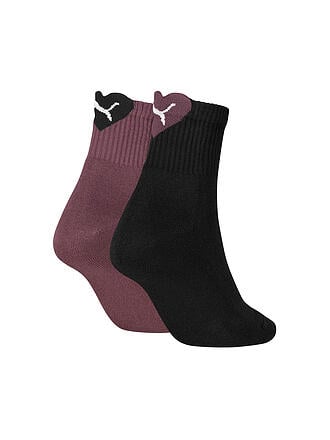 PUMA |  Damen Freizeitsocken Heart Logo Short Crew 2er Pkg. 