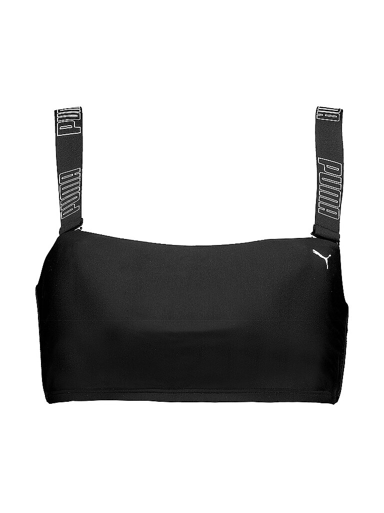 Puma Bikinioberteil Bandeau Polyamid Elastan Schwarz