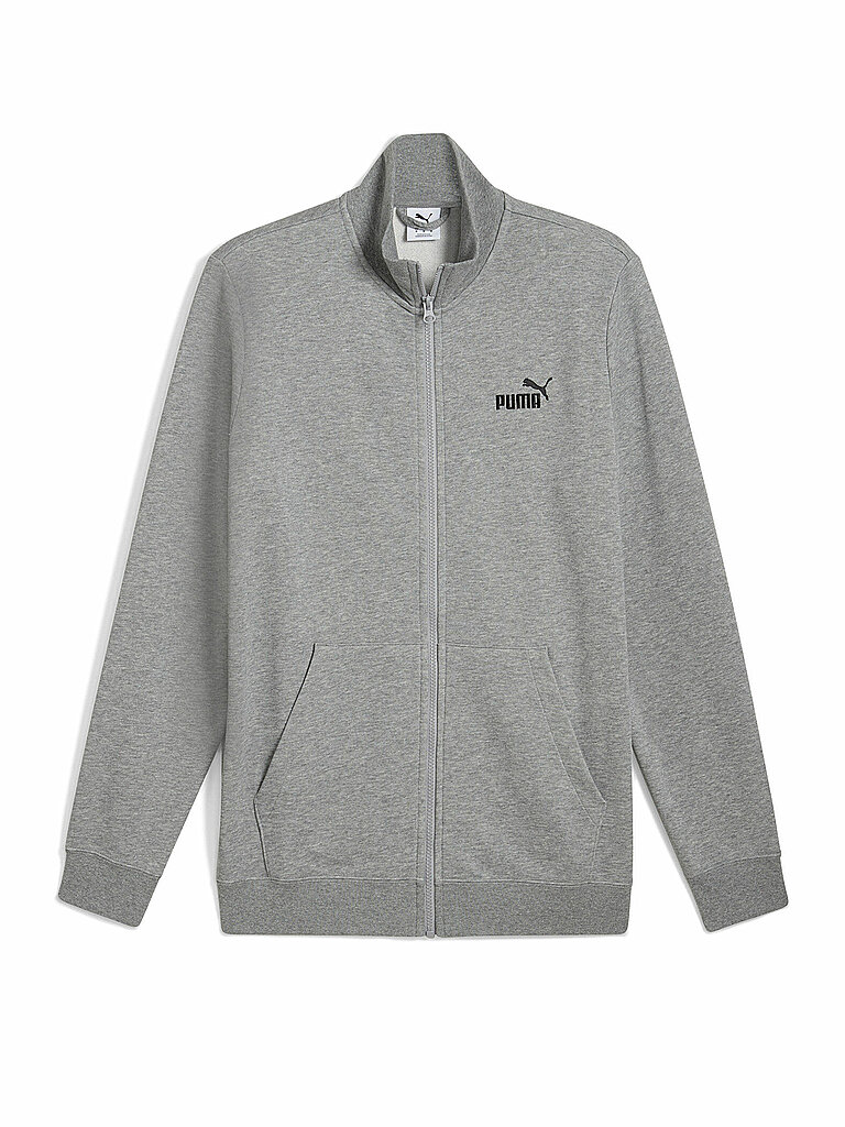 Puma Jacke Track Ribbed Baumwolle-Polyester Grau