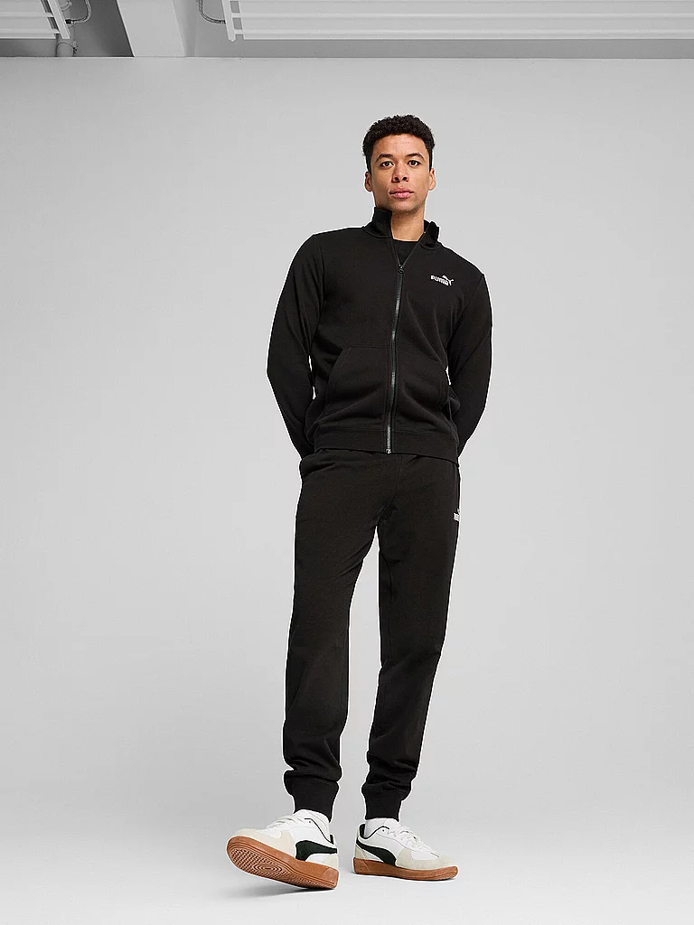 Puma Herren Jacke Logo Track Schwarz | Xxl