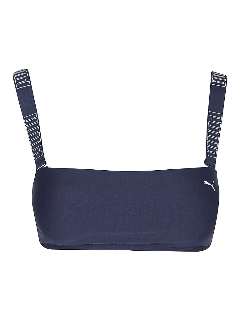 PUMA Damen Bikinioberteil Bandeau dunkelblau | XS
