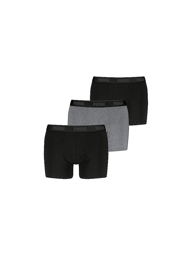 Puma Boxer Shorts 3er Pack Baumwolle-Polyester Schwarz