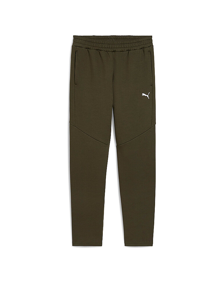 Puma Jogginghose Evostripe Rippbund Cotton-Recycled Olive