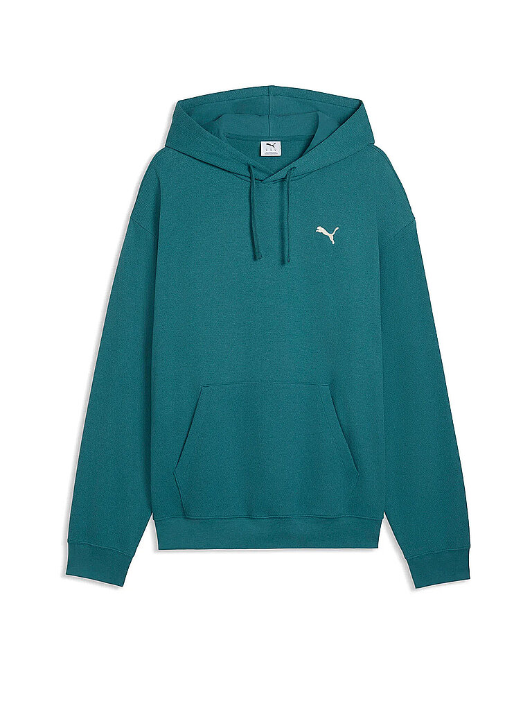 Puma Hoodie Relaxed Cotton-Polyester Petrol