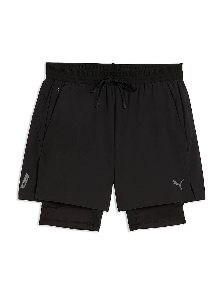 Puma Fitnessshort PWRMODE Dryelite 2in1 Schwarz