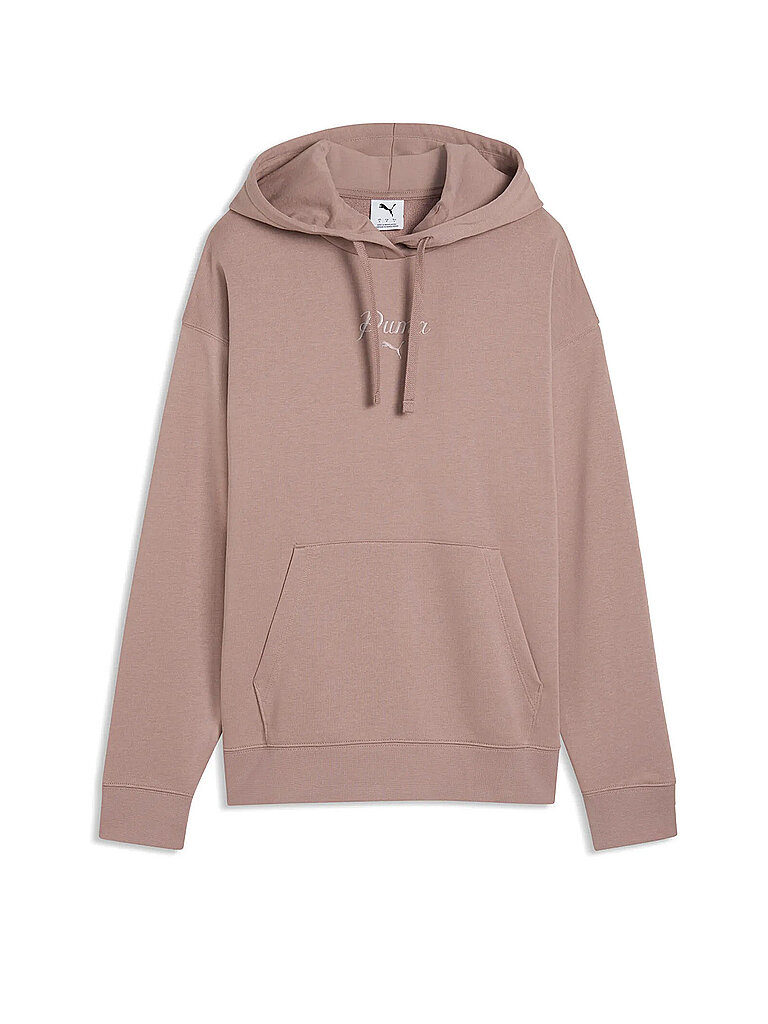 Puma Hoodie Comfort Script Hellbraun