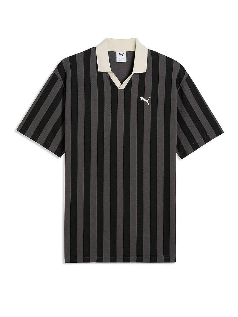 Puma Relaxed Polo Baumwolle-Polyester Schwarz