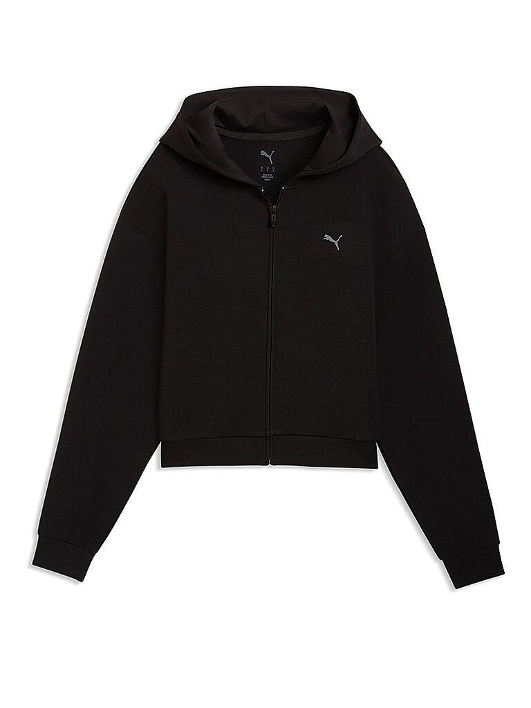 PUMA Damen Kapuzenjacke Cloudspun schwarz | XL