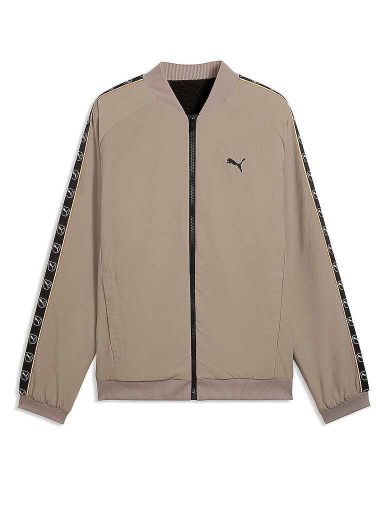 PUMA Herren Bomberjacke Reversible hellbraun | S