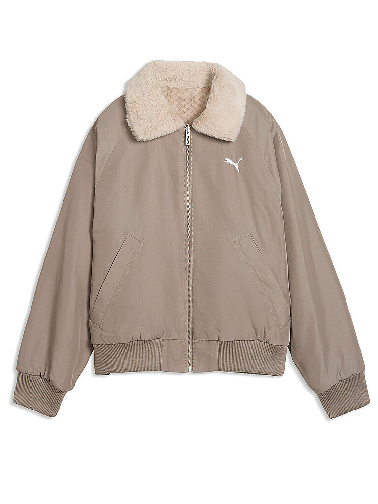 PUMA Damen Jacke Reversible Blouson High Loft Lining camel | XS