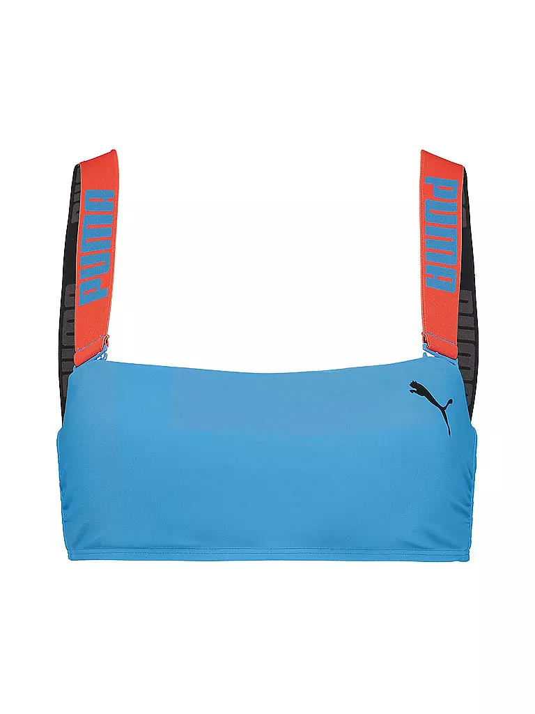 PUMA | Damen Bikinioberteil Bandeau | blau