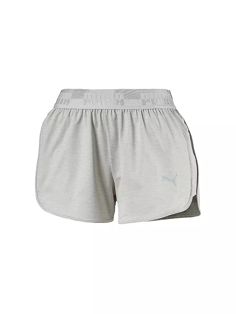 PUMA | Damen Fitness-Short Soft Sport Drapey | grau