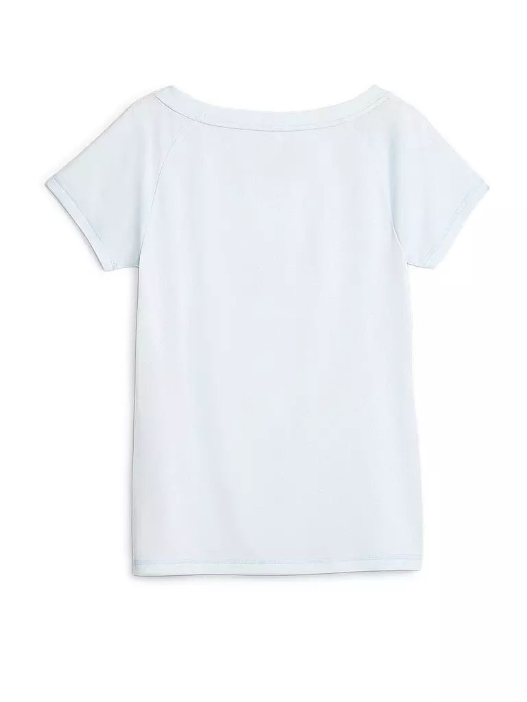 PUMA | Damen Fitnessshirt Favourite Jersey Cat | hellblau